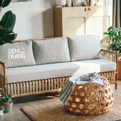 [CR-M044] Sofa mây tinh tế và hiện đại