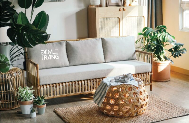 [CR-M044] Sofa mây tinh tế và hiện đại